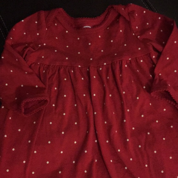 Old Navy red and white polkadot Baby dress - Picture 4 of 6